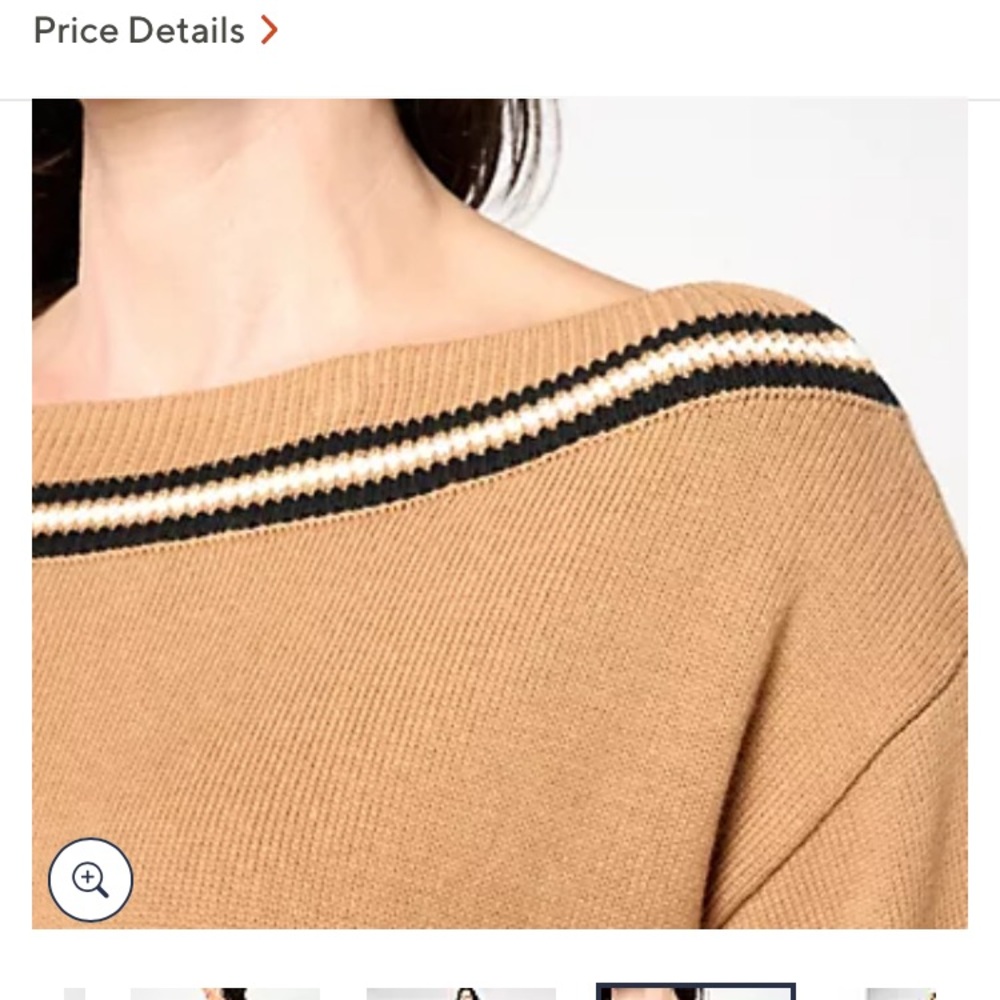 Studio park boat neck sweater